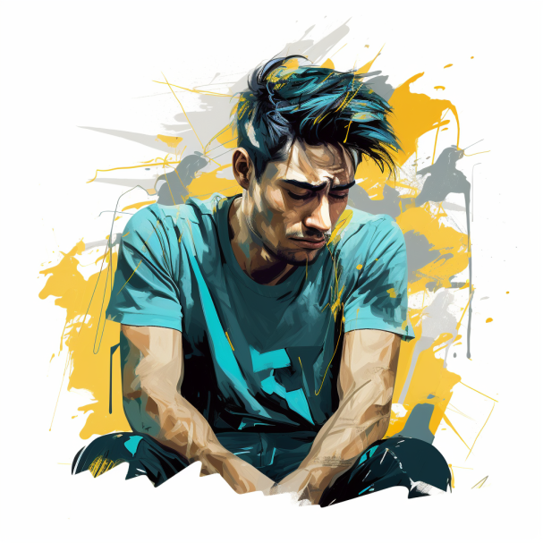 Stressed Young Adult Stressed Young Adult